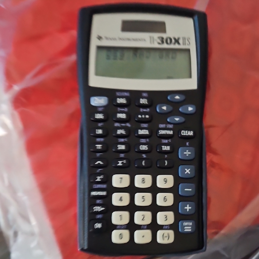 Texas Instruments TI-30X IIS Calculator in Black and Cream